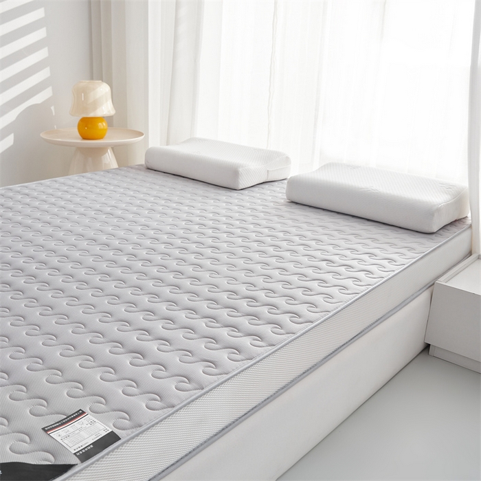 91家纺网 家纺一手货源 找家纺 美芝莱床垫 2025新款立体大波浪小波浪床垫【带有买家秀】针织抗菌支撑床垫 立体小波浪绅士灰（5.5cm）