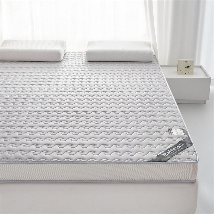 91家纺网 家纺一手货源 找家纺 美芝莱床垫 2025新款立体大波浪小波浪床垫【带有买家秀】针织抗菌支撑床垫 立体小波浪绅士灰（5.5cm）