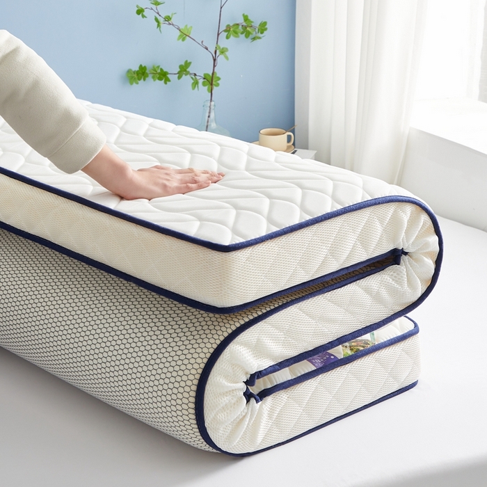 91家纺网 家纺一手货源 找家纺 美芝莱床垫 2025新款立体大波浪小波浪床垫【带有买家秀】针织抗菌支撑床垫 立体大波浪波纹白（5.5cm）