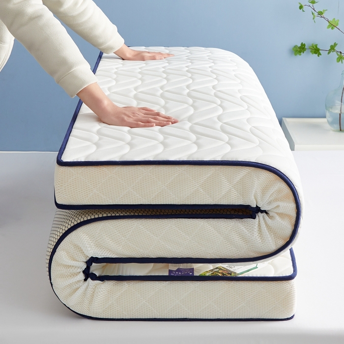 91家纺网 家纺一手货源 找家纺 美芝莱床垫 2025新款立体大波浪小波浪床垫【带有买家秀】针织抗菌支撑床垫 立体大波浪波纹白（5.5cm）