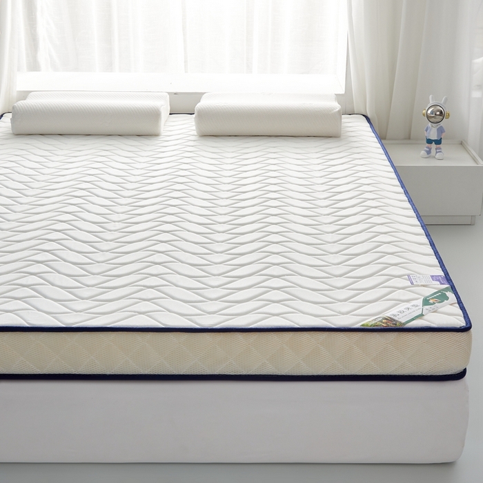 91家纺网 家纺一手货源 找家纺 美芝莱床垫 2025新款立体大波浪小波浪床垫【带有买家秀】针织抗菌支撑床垫 立体大波浪波纹白（5.5cm）