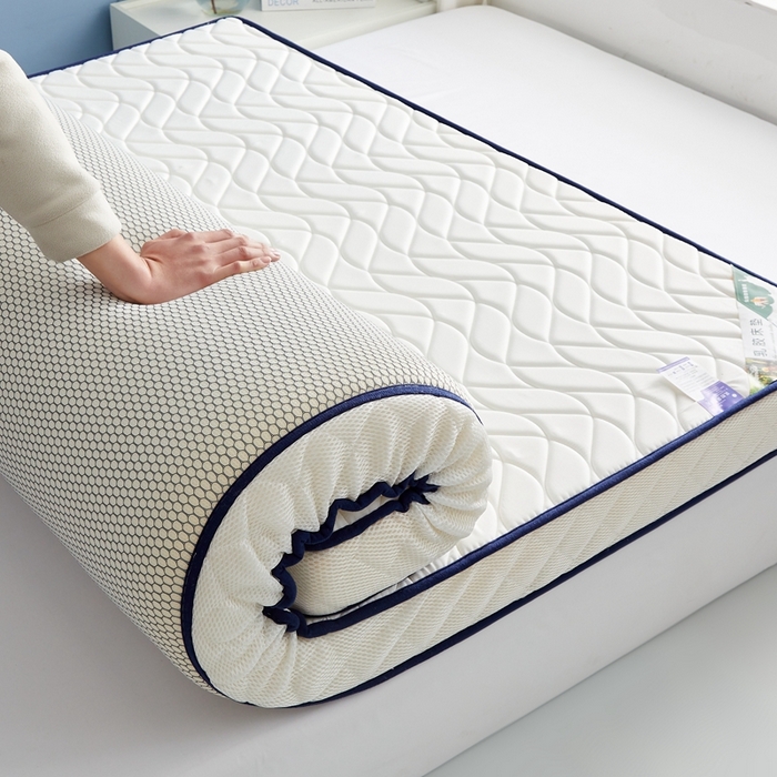 91家纺网 家纺一手货源 找家纺 美芝莱床垫 2025新款立体大波浪小波浪床垫【带有买家秀】针织抗菌支撑床垫 立体大波浪波纹白（5.5cm）