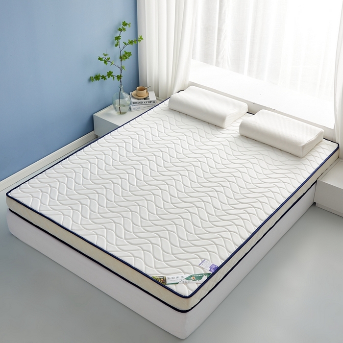 91家纺网 家纺一手货源 找家纺 美芝莱床垫 2025新款立体大波浪小波浪床垫【带有买家秀】针织抗菌支撑床垫 立体大波浪波纹白（5.5cm）