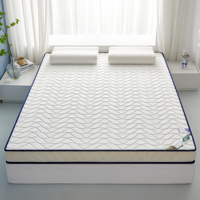 91家纺网 家纺一手货源 找家纺 美芝莱床垫 2025新款立体大波浪小波浪床垫【带有买家秀】针织抗菌支撑床垫 立体大波浪波纹白（5.5cm）