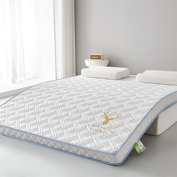 91家纺网 家纺一手货源 找家纺 （总）美芝莱床垫 2025新款立体鹿头立体撞色床垫【带有买家秀】针织抗菌支撑床垫