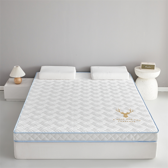 91家纺网 家纺一手货源 找家纺 （总）美芝莱床垫 2025新款立体鹿头立体撞色床垫【带有买家秀】针织抗菌支撑床垫