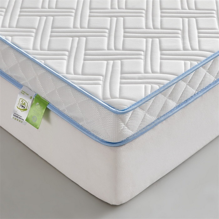 91家纺网 家纺一手货源 找家纺 美芝莱床垫 2025新款立体鹿头立体撞色床垫【带有买家秀】针织抗菌支撑床垫 立体-奶昔白（5.5cm）