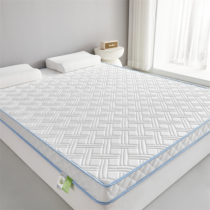 91家纺网 家纺一手货源 找家纺 美芝莱床垫 2025新款立体鹿头立体撞色床垫【带有买家秀】针织抗菌支撑床垫 立体-奶昔白（5.5cm）