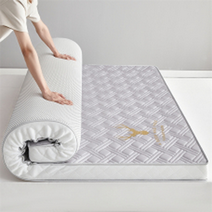 91家纺网 家纺一手货源 找家纺 （总）美芝莱床垫 2025新款立体鹿头立体撞色床垫【带有买家秀】针织抗菌支撑床垫