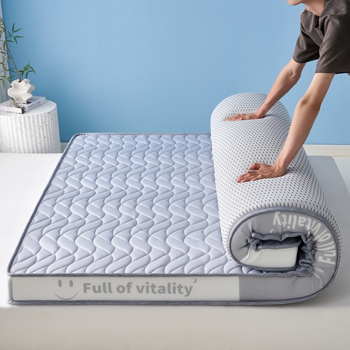 美芝莱床垫 2025新款立体海绵床垫【带有买家秀】针织抗菌支撑床垫 微笑海绵-灰（5cm）