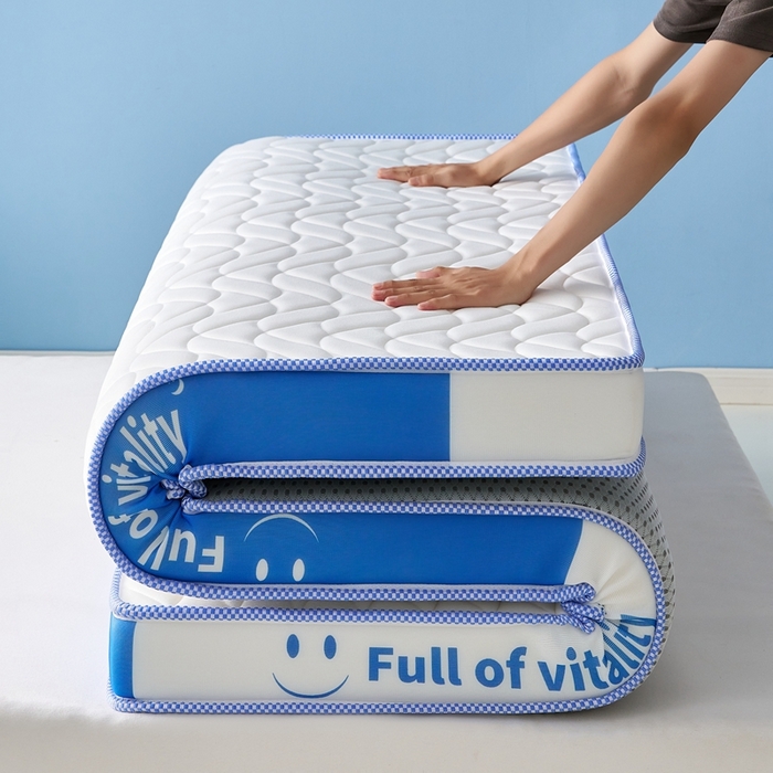 91家纺网 家纺一手货源 找家纺 美芝莱床垫 2025新款立体海绵床垫【带有买家秀】针织抗菌支撑床垫 微笑海绵-白（5cm）