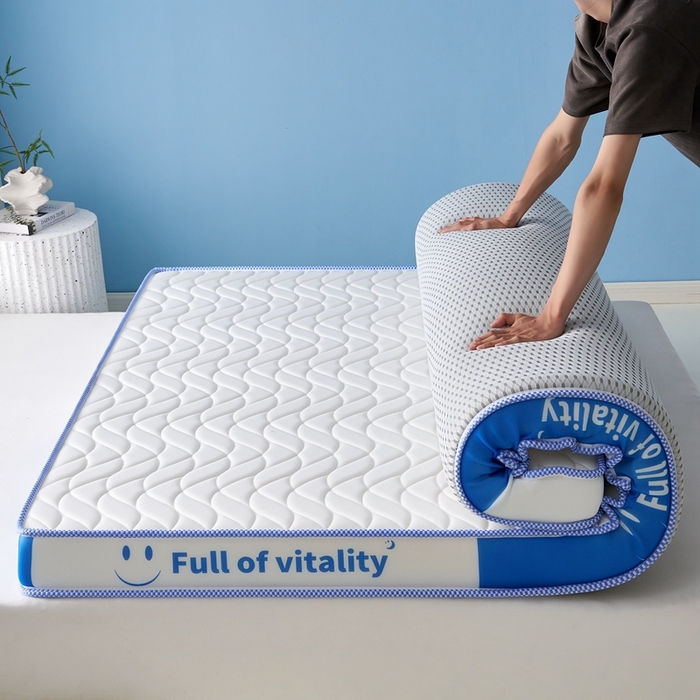 91家纺网 家纺一手货源 找家纺 美芝莱床垫 2025新款立体海绵床垫【带有买家秀】针织抗菌支撑床垫 微笑海绵-白（5cm）