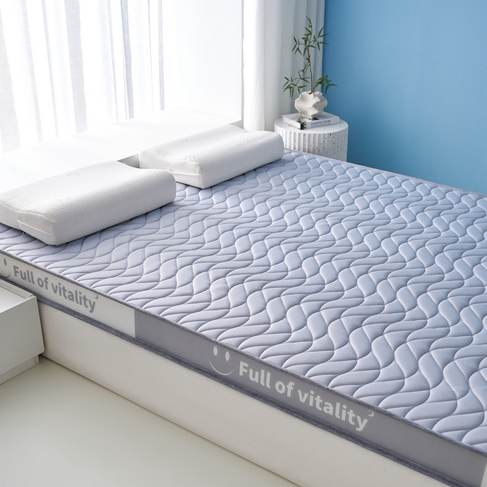 91家纺网 家纺一手货源 找家纺 美芝莱床垫 2025新款立体海绵床垫【带有买家秀】针织抗菌支撑床垫 微笑海绵-灰（5cm）