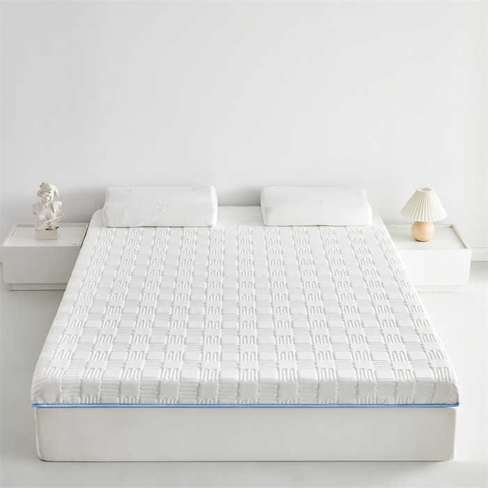 91家纺网 家纺一手货源 找家纺 （总）美芝莱床垫 2025新款单边鹿头单边撞色床垫针织抗菌支撑床垫