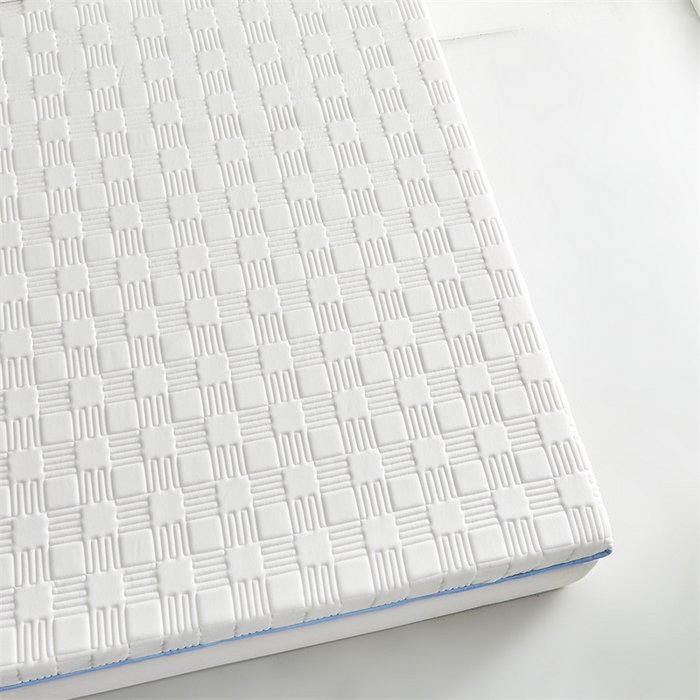 91家纺网 家纺一手货源 找家纺 美芝莱床垫 2025新款单边鹿头单边撞色床垫针织抗菌支撑床垫 单边-奶昔白（5.5cm）