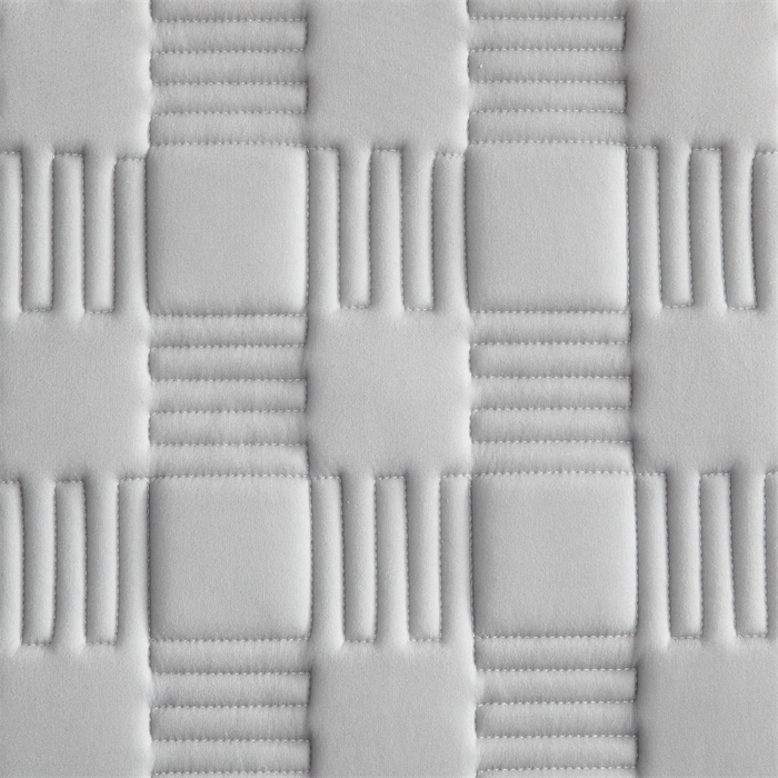 91家纺网 家纺一手货源 找家纺 美芝莱床垫 2025新款单边鹿头单边撞色床垫针织抗菌支撑床垫 单边鹿头-绅士灰（5.5cm）