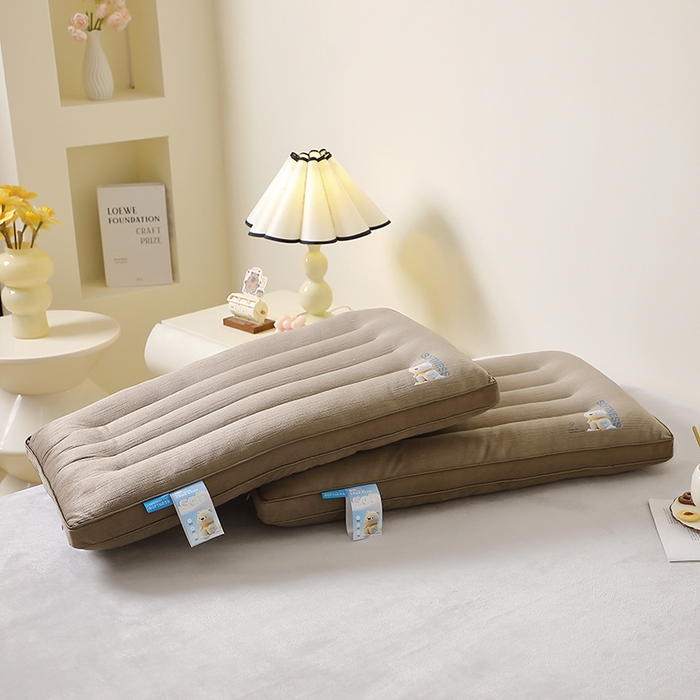 91家纺网 家纺一手货源 找家纺 （总）糖果枕芯 2025新款水晶绒枕芯双边单人宿舍枕头护颈定型枕头枕芯