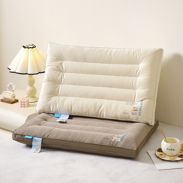 91家纺网 家纺一手货源 找家纺 （总）糖果枕芯 2025新款水晶绒枕芯双边单人宿舍枕头护颈定型枕头枕芯