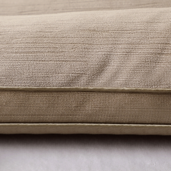 91家纺网 家纺一手货源 找家纺 糖果枕芯 2025新款水晶绒枕芯双边单人宿舍枕头护颈定型枕头枕芯 云享护颈枕低枕-灰色