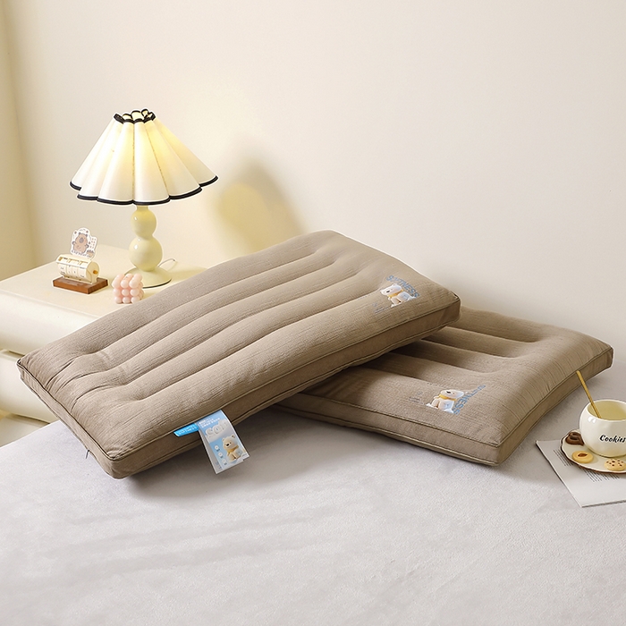 91家纺网 家纺一手货源 找家纺 （总）糖果枕芯 2025新款水晶绒枕芯双边单人宿舍枕头护颈定型枕头枕芯