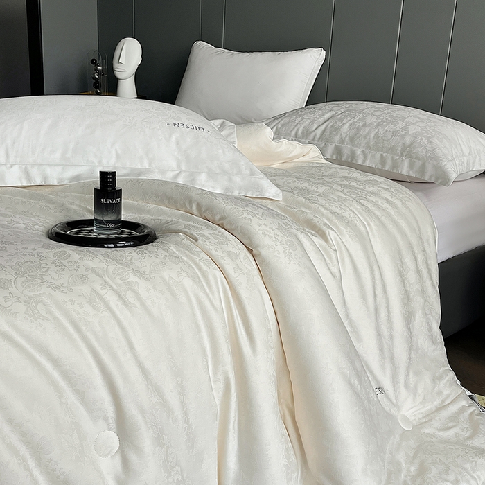 91家纺网 家纺一手货源 找家纺 （总）丽笙被芯 2025新款A类莱卡花园55李官奇大豆被子被芯