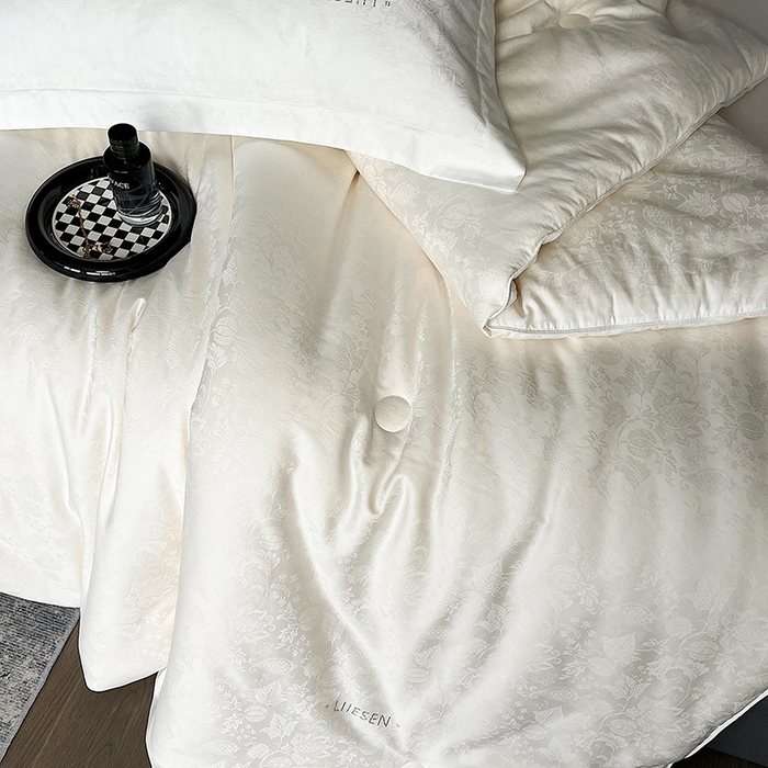 91家纺网 家纺一手货源 找家纺 （总）丽笙被芯 2025新款A类莱卡花园55李官奇大豆被子被芯