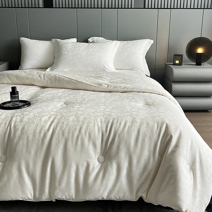 91家纺网 家纺一手货源 找家纺 （总）丽笙被芯 2025新款A类莱卡花园55李官奇大豆被子被芯