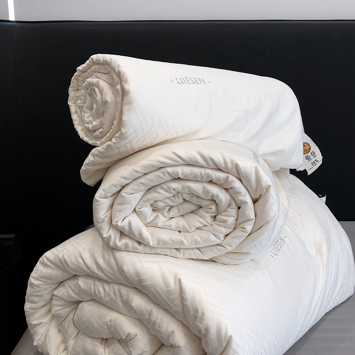 91家纺网 家纺一手货源 找家纺 （总）丽笙被芯 2025新款A类豆皇李官奇大豆被子被芯