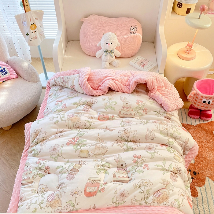 91家纺网 家纺一手货源 找家纺 （总）丝涟家居 2025新款澳阳绒豆豆被系列