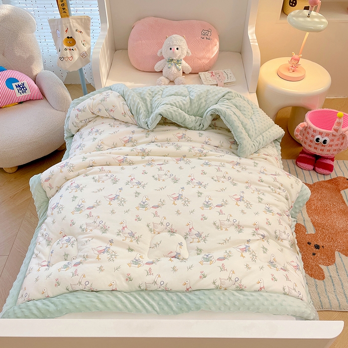 91家纺网 家纺一手货源 找家纺 （总）丝涟家居 2025新款澳阳绒豆豆被系列