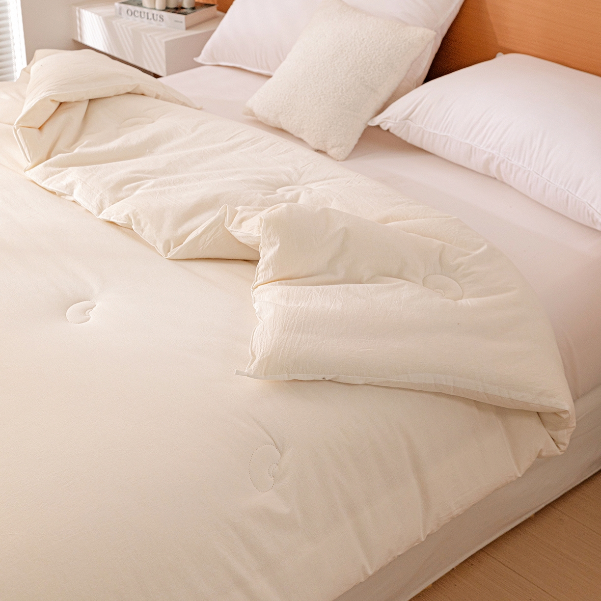 91家纺网 家纺一手货源 找家纺 （总）艾特你 2025新款全棉云感睡眠治愈系大豆被子被芯