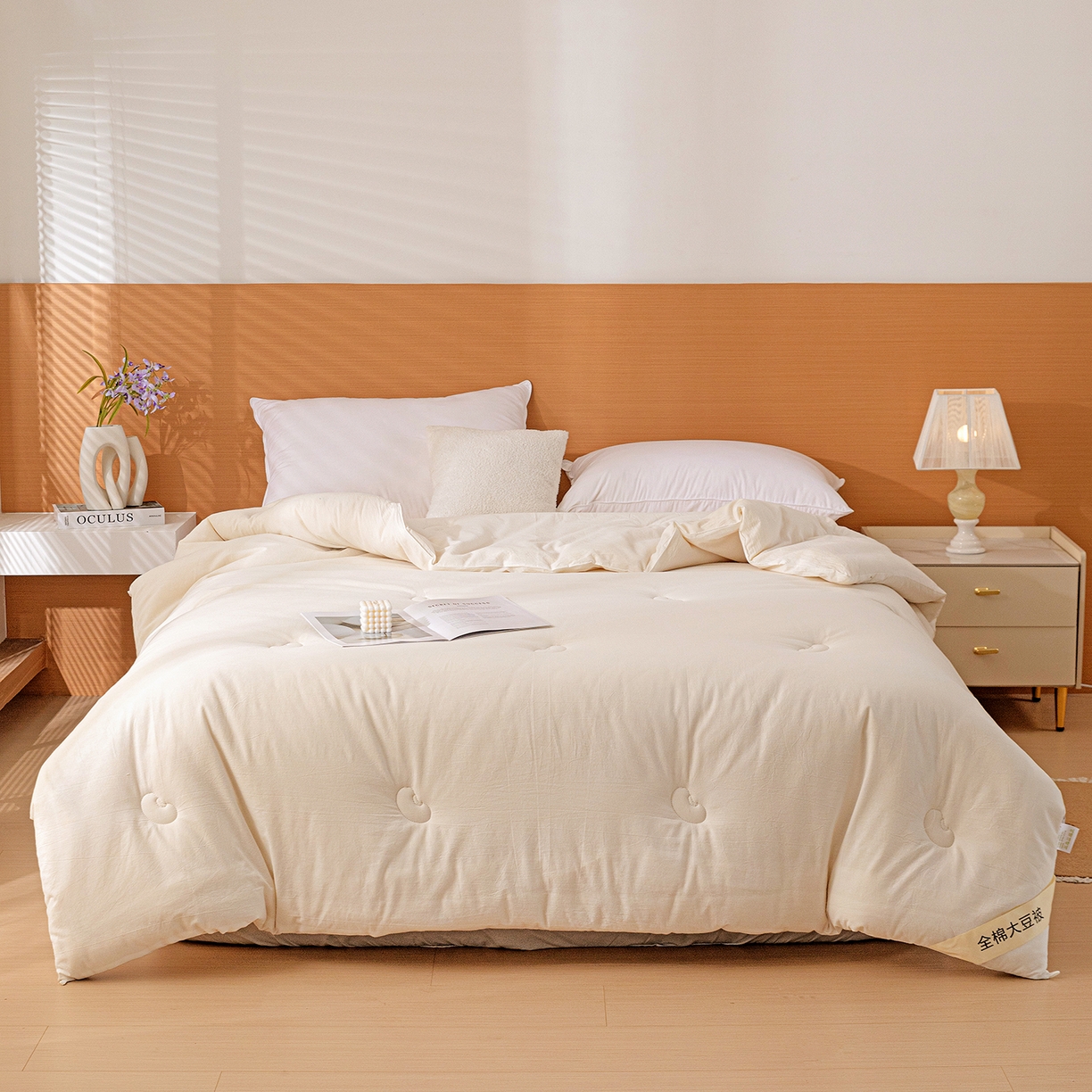 91家纺网 家纺一手货源 找家纺 （总）艾特你 2025新款全棉云感睡眠治愈系大豆被子被芯