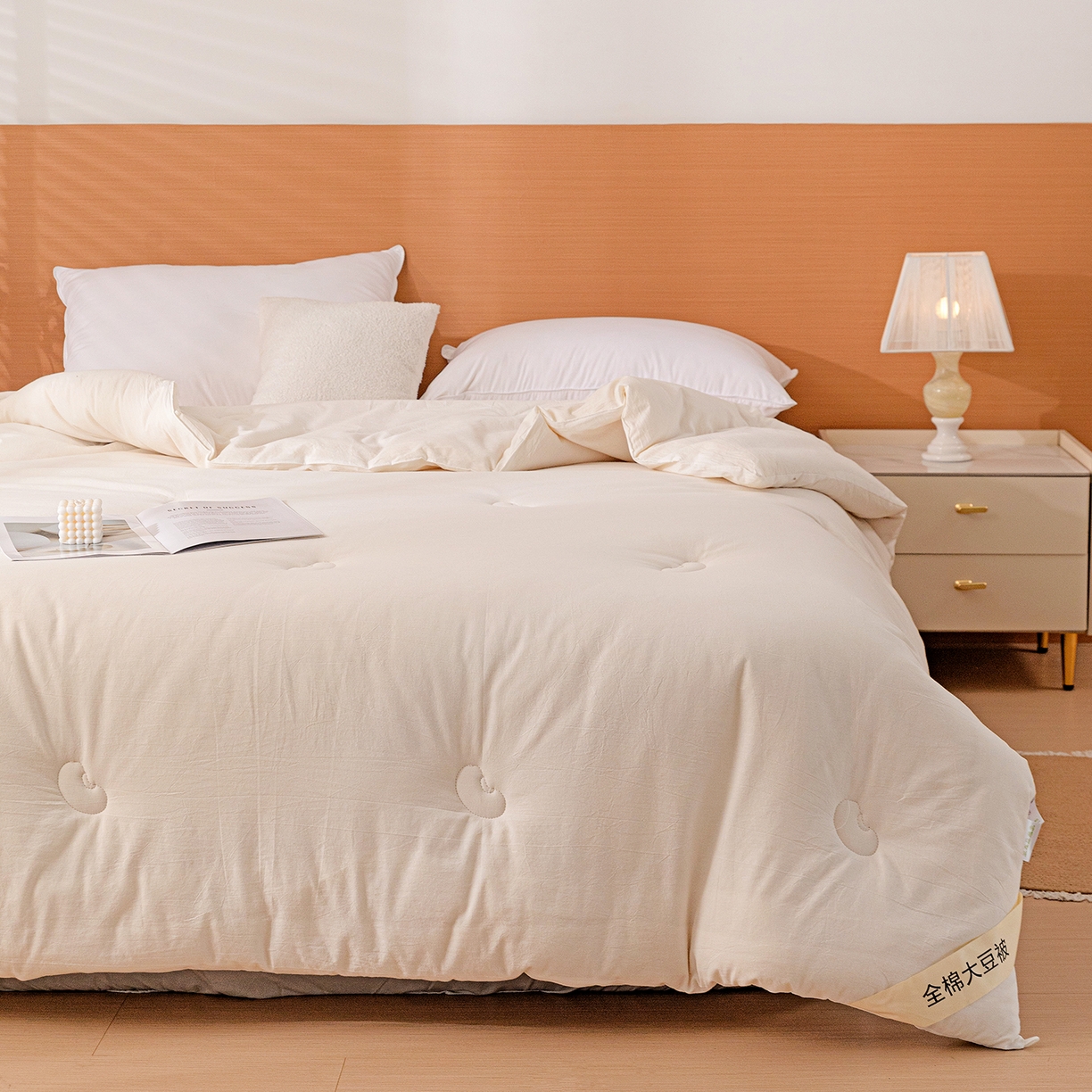 91家纺网 家纺一手货源 找家纺 （总）艾特你 2025新款全棉云感睡眠治愈系大豆被子被芯