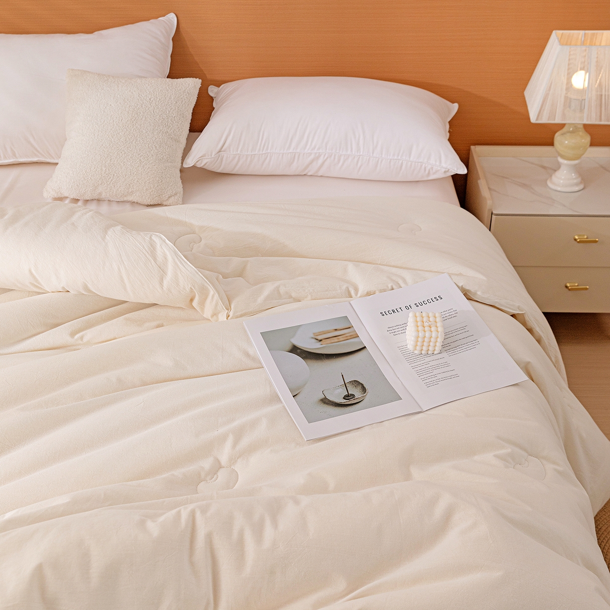 91家纺网 家纺一手货源 找家纺 （总）艾特你 2025新款全棉云感睡眠治愈系大豆被子被芯