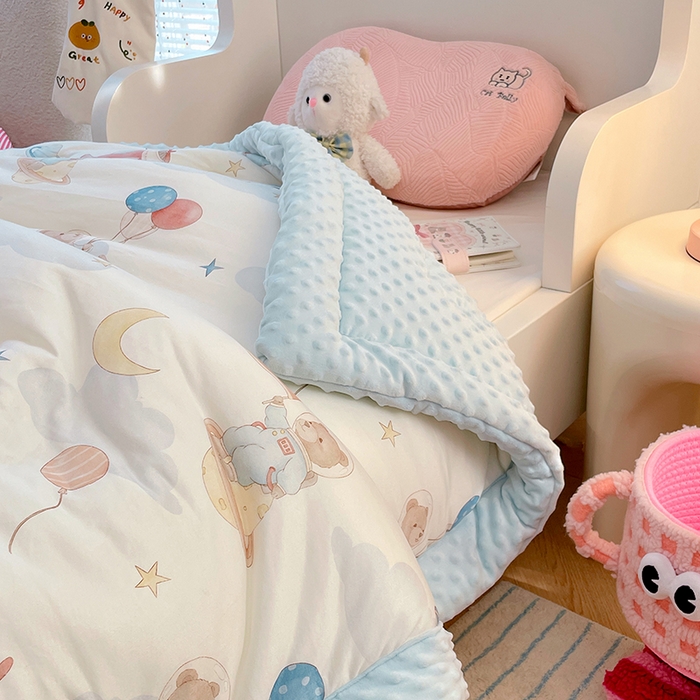 91家纺网 家纺一手货源 找家纺 （总）丝涟家居 2025新款澳阳绒豆豆被系列