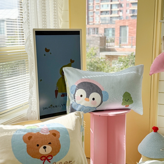 91家纺网 家纺一手货源 找家纺 （总）眠屿家纺 2025新款加厚牛奶绒毛巾绣四件套