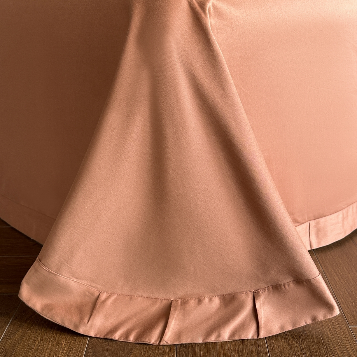 91家纺网 家纺一手货源 找家纺 禾时 2025新款全棉厚织浮雕提花埋绳工艺款四件套 烟火星辰（咖）