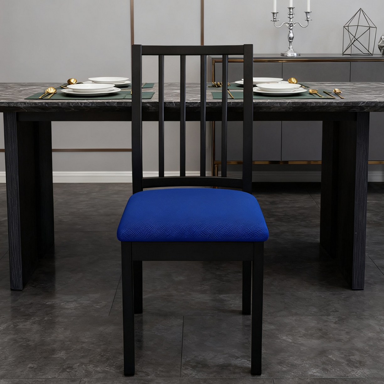 91家纺网 家纺一手货源 找家纺 （总）壹零特色家纺 2025新款透气厚实大卡扣固定纯色三明治坐垫套 椅面套 伊克多兰椅子套