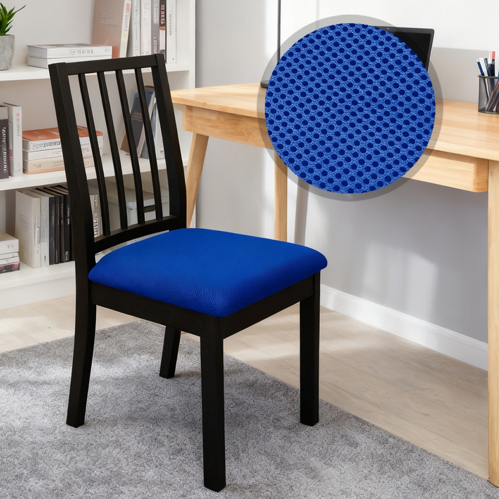 91家纺网 家纺一手货源 找家纺 （总）壹零特色家纺 2025新款透气厚实大卡扣固定纯色三明治坐垫套 椅面套 伊克多兰椅子套