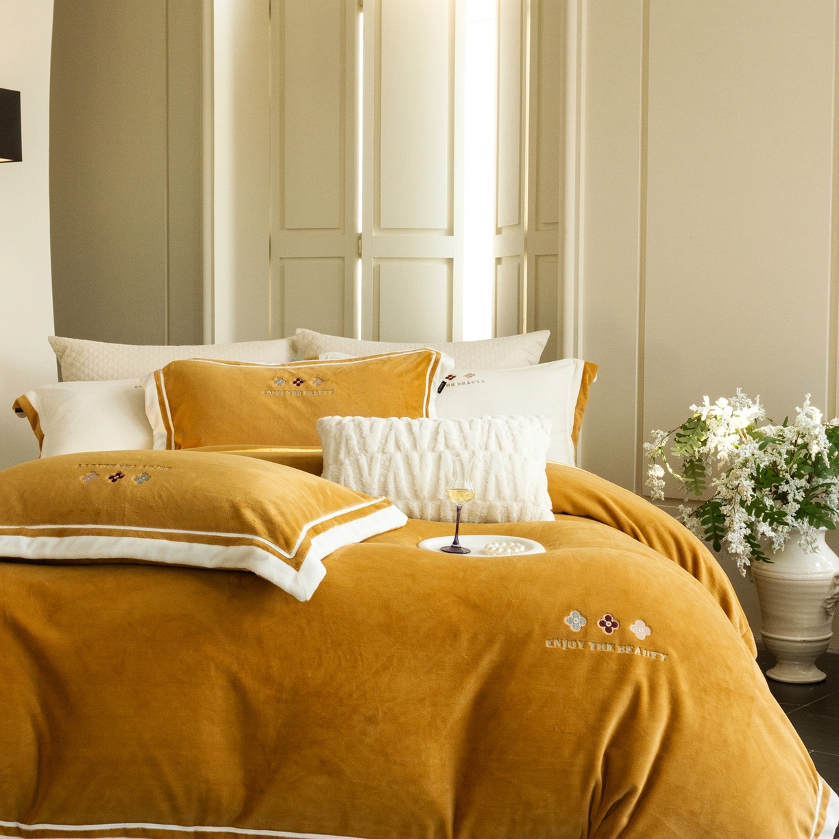 91家纺网 家纺一手货源 找家纺 （总）馨蕊家居 2025新款秋冬轻奢煦暖绒系列-绒知禾 会员-10【券后控价358/378】 