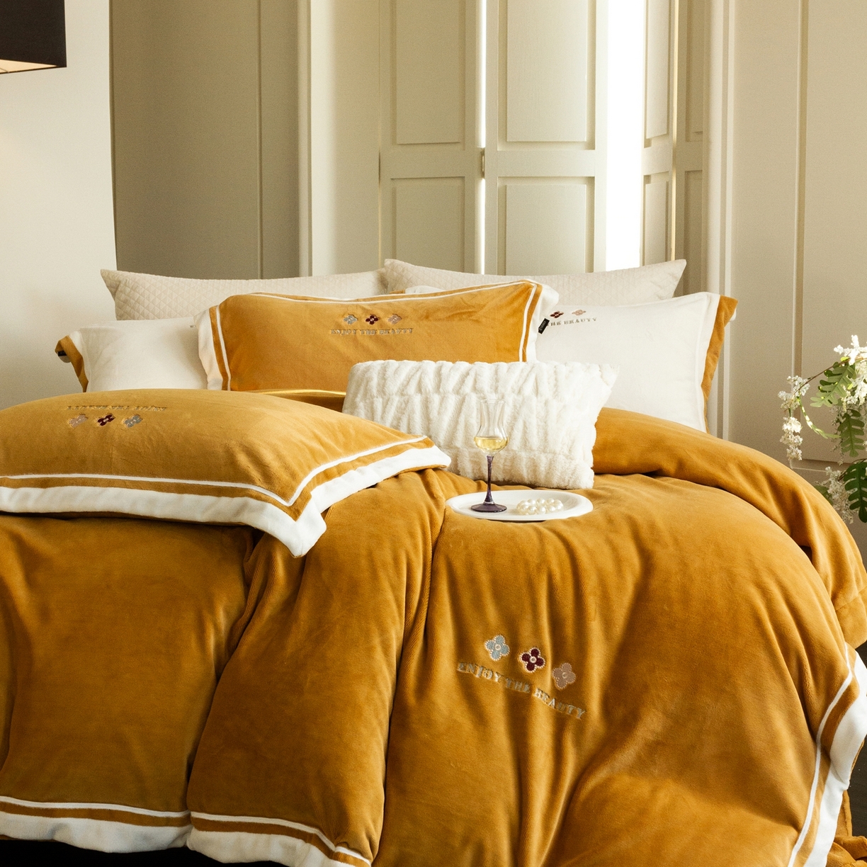 91家纺网 家纺一手货源 找家纺 （总）馨蕊家居 2025新款秋冬轻奢煦暖绒系列-绒知禾 会员-10【券后控价358/378】 