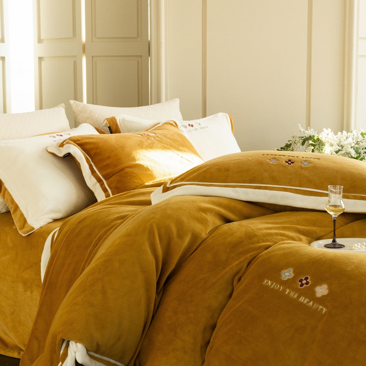 （总）馨蕊家居 2025新款秋冬轻奢煦暖绒系列-绒知禾 会员-10【券后控价358/378】 