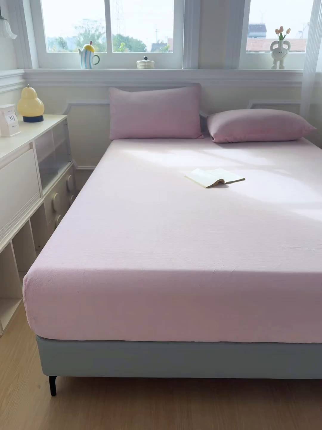 91家纺网 家纺一手货源 找家纺 （总）佳笠家居 2025新款正宗250g全消光牛奶绒床笠