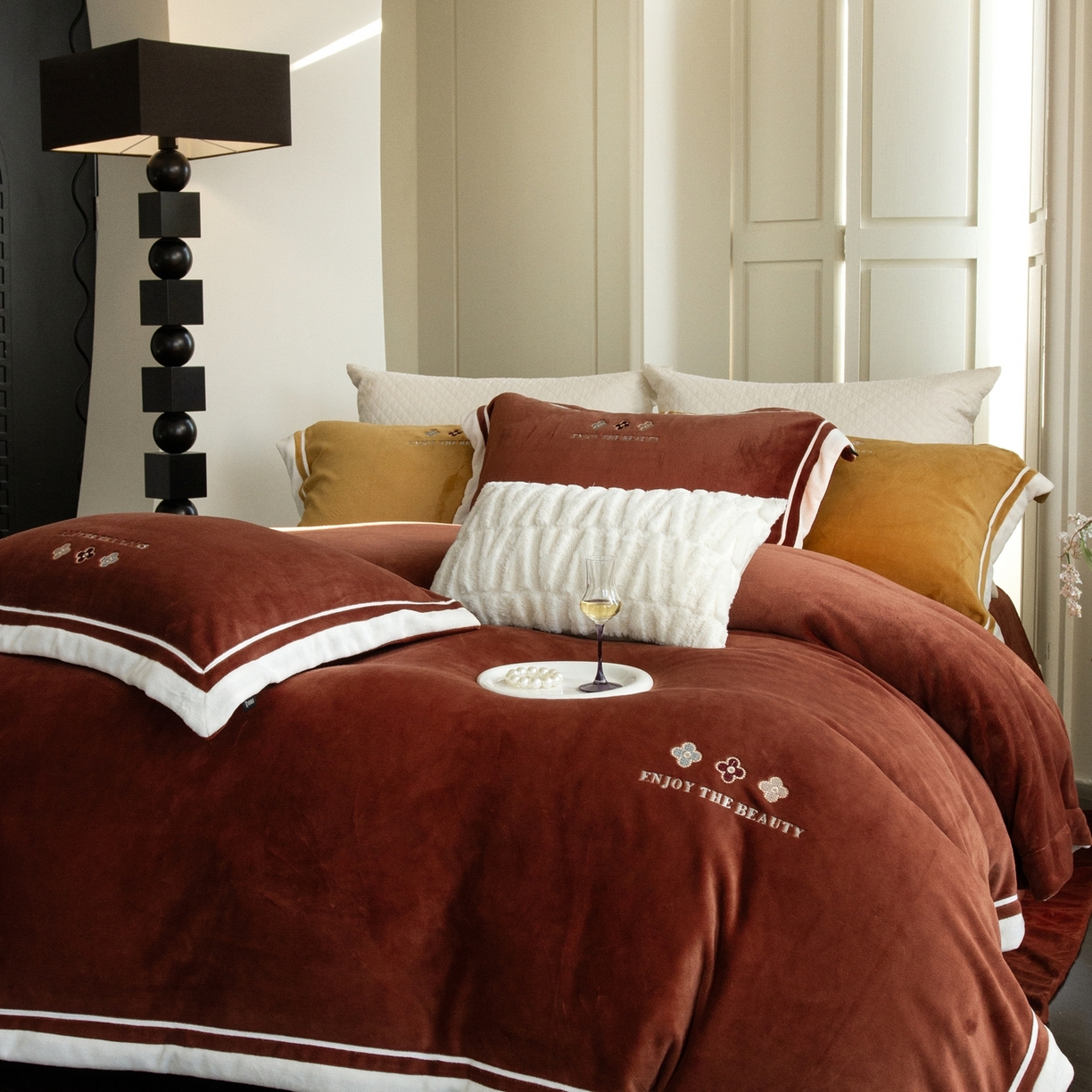 91家纺网 家纺一手货源 找家纺 馨蕊家居 2025新款秋冬轻奢煦暖绒系列-绒知禾 会员-10【券后控价358/378】  绒知禾-紫纱