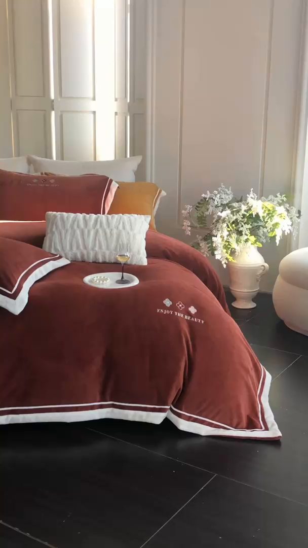 91家纺网 家纺一手货源 找家纺 馨蕊家居 2025新款秋冬轻奢煦暖绒系列-绒知禾 会员-10【券后控价358/378】  绒知禾-紫纱