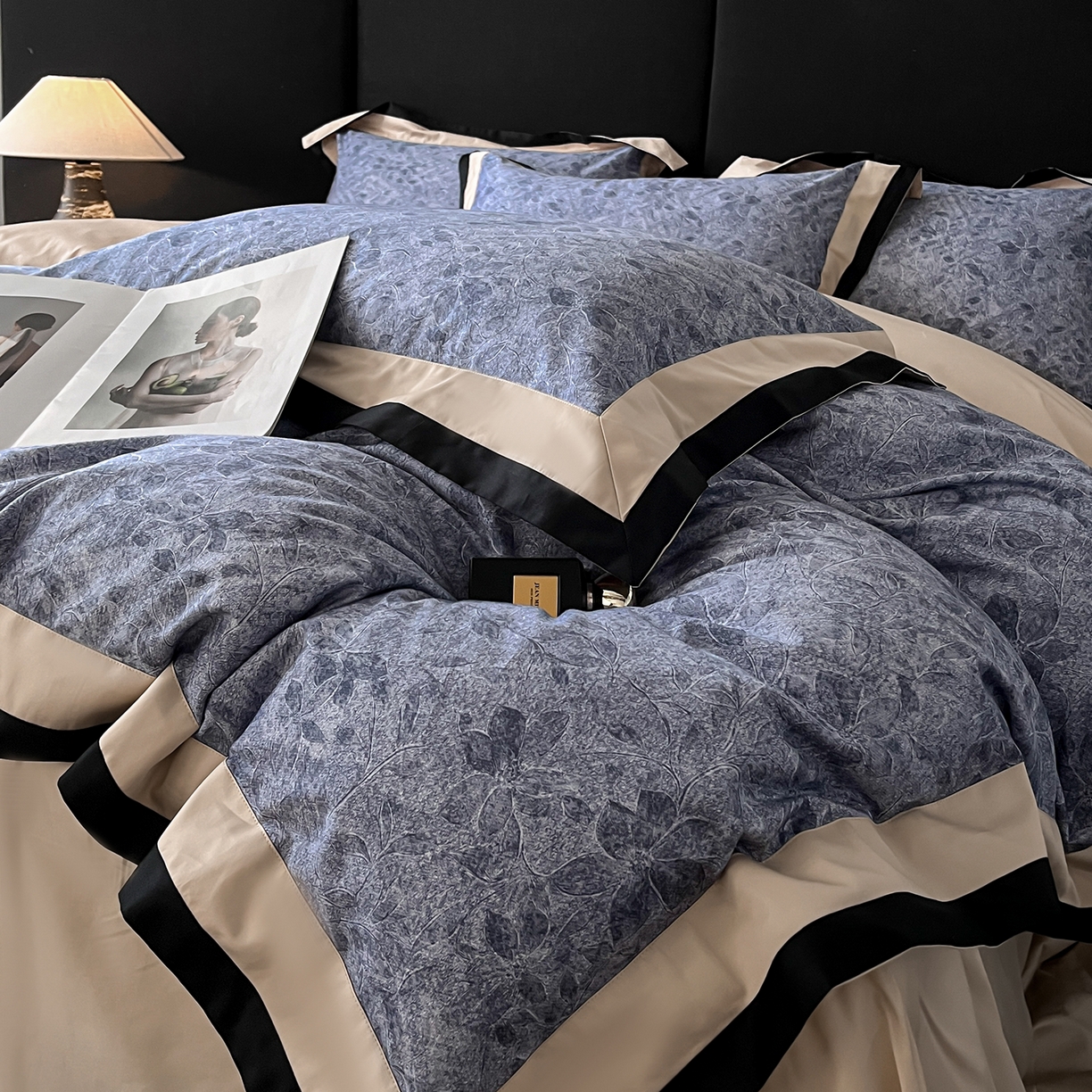 91家纺网 家纺一手货源 找家纺 （总）置顶家纺 2025新款渲染亲肤系列数码印花四件套