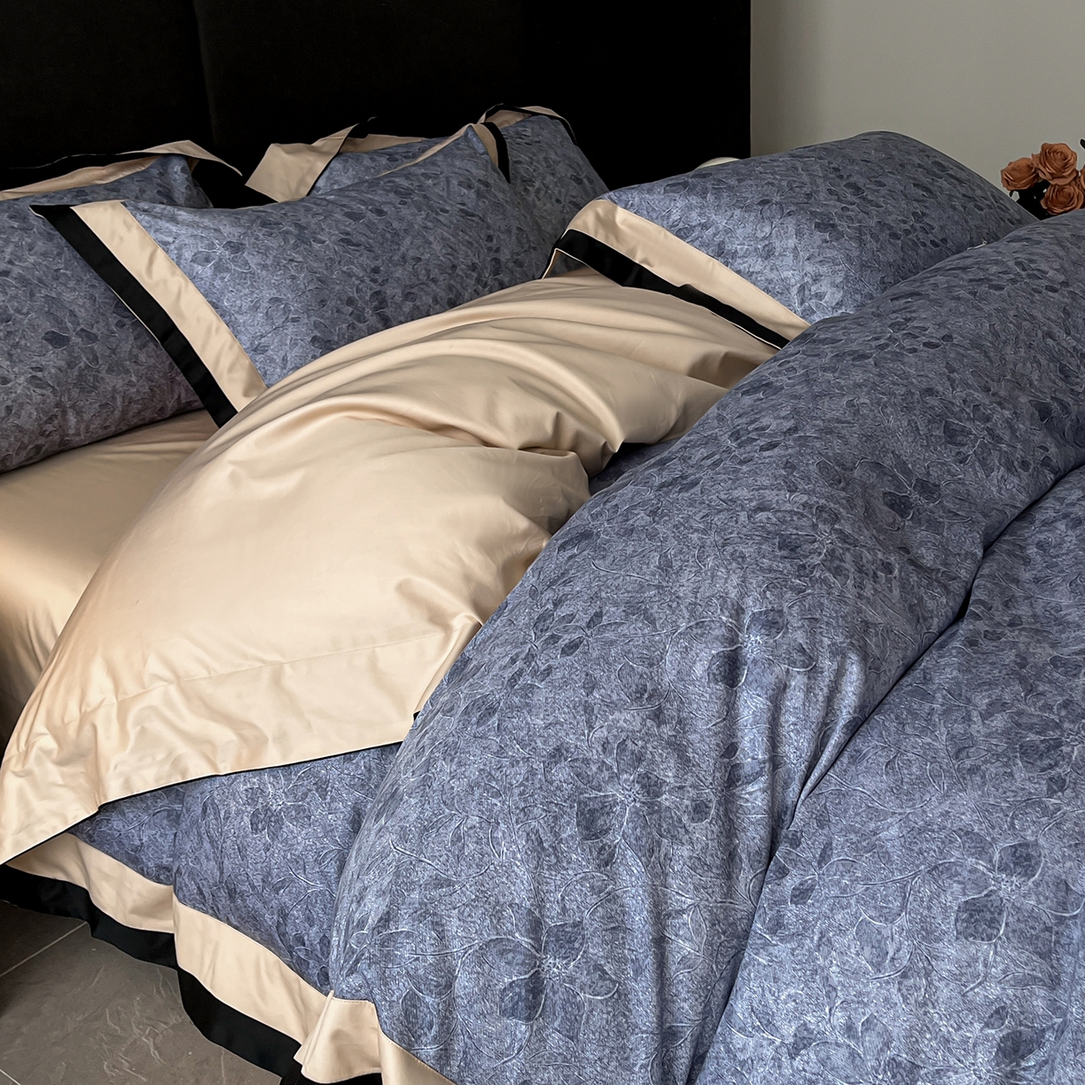 91家纺网 家纺一手货源 找家纺 （总）置顶家纺 2025新款渲染亲肤系列数码印花四件套