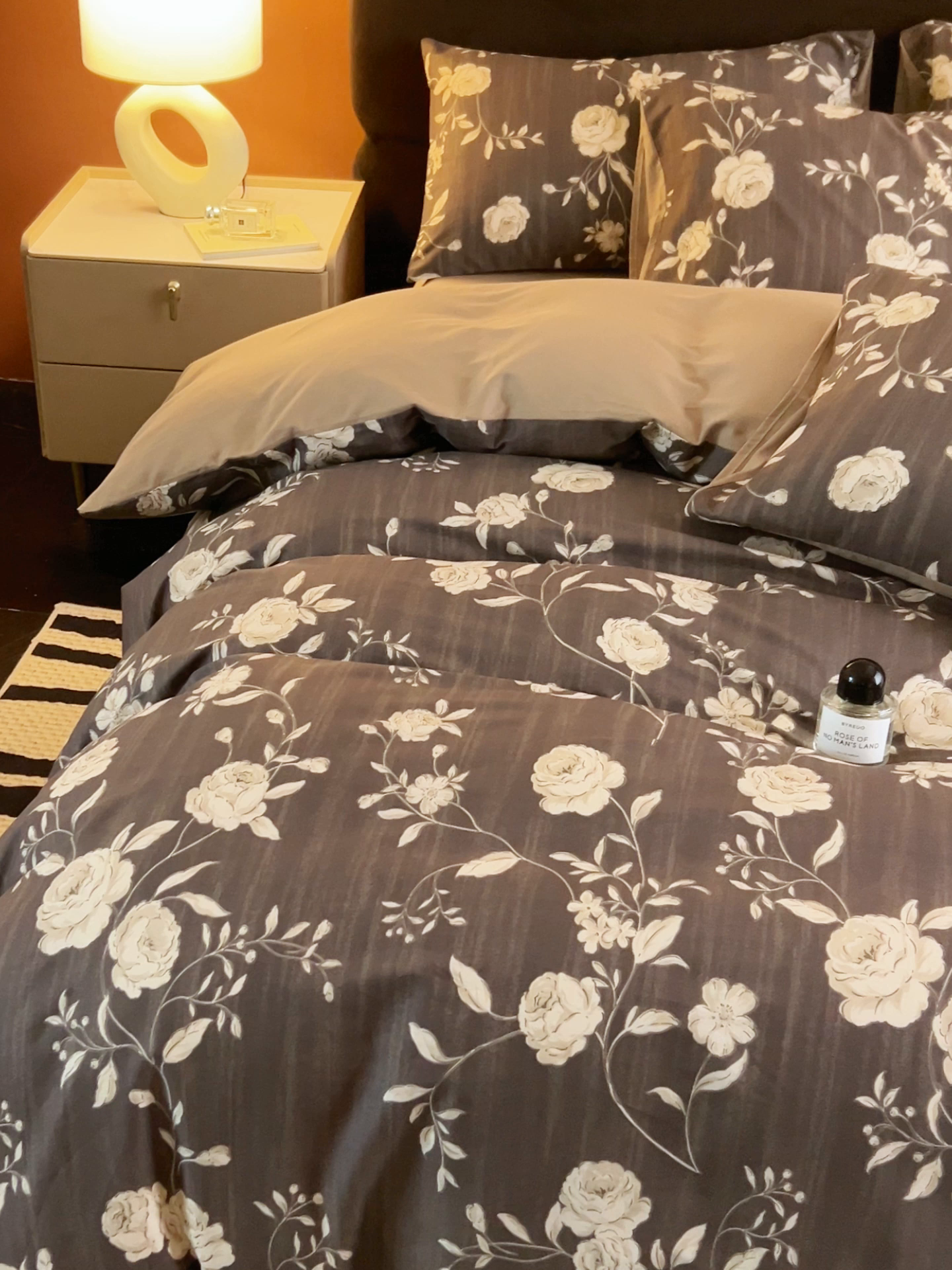 91家纺网 家纺一手货源 找家纺 恒爱家纺2025新款A类全棉印花四件套 锦簇