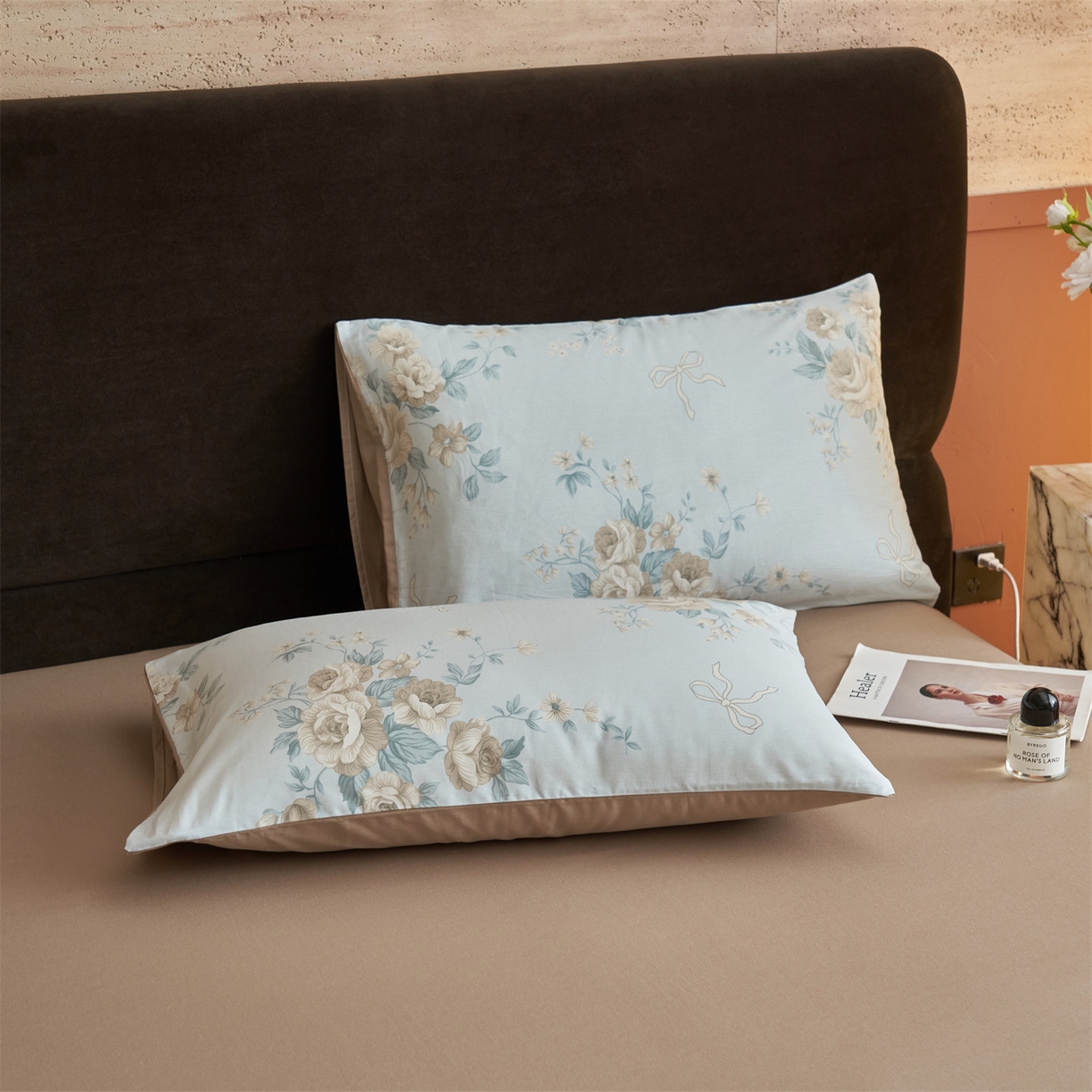 91家纺网 家纺一手货源 找家纺 恒爱家纺2025新款A类全棉印花四件套 蔓枝