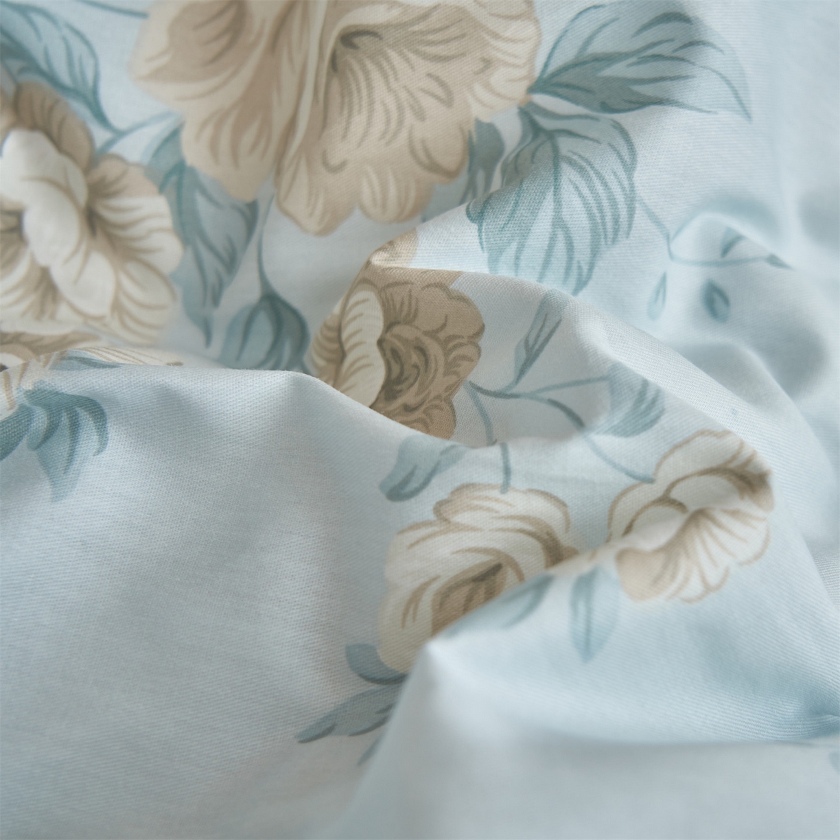 91家纺网 家纺一手货源 找家纺 恒爱家纺2025新款A类全棉印花四件套 蔓枝